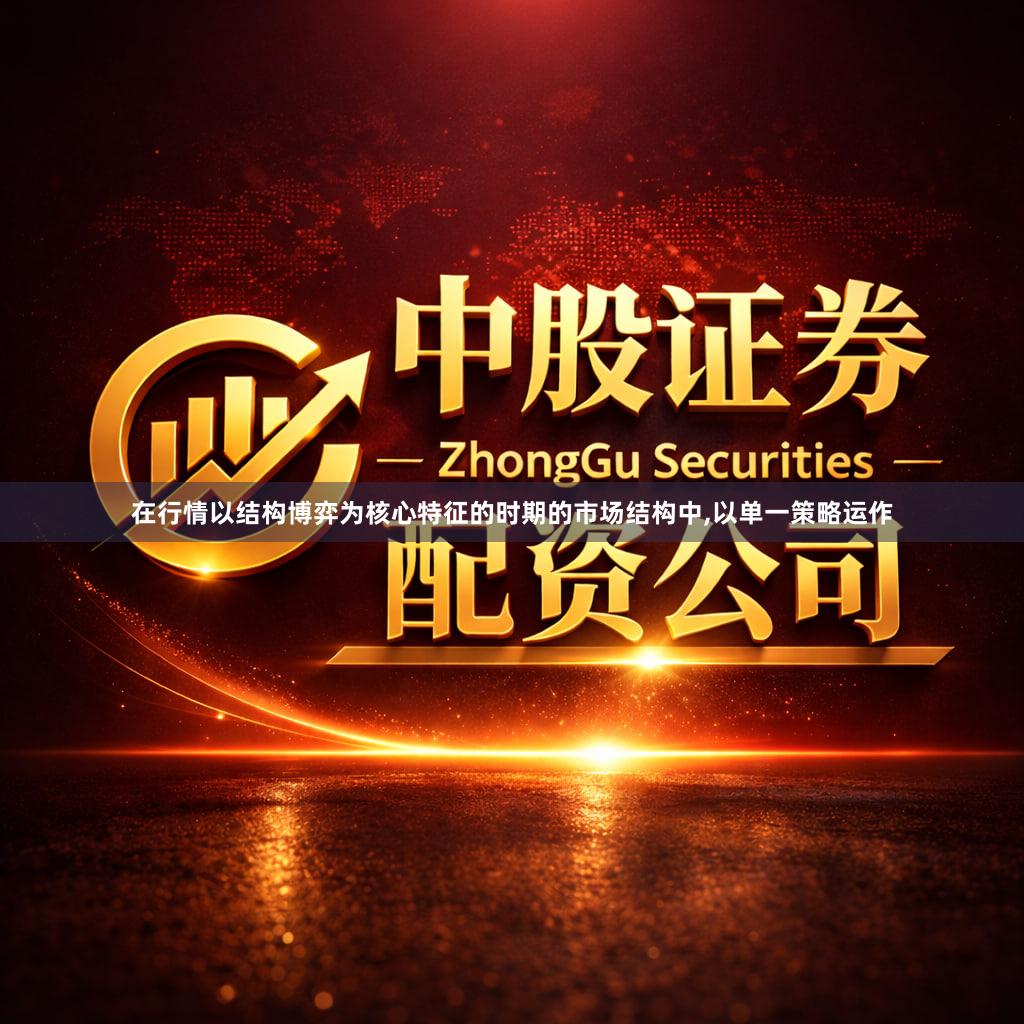 在行情以结构博弈为核心特征的时期的市场结构中,以单一策略运作