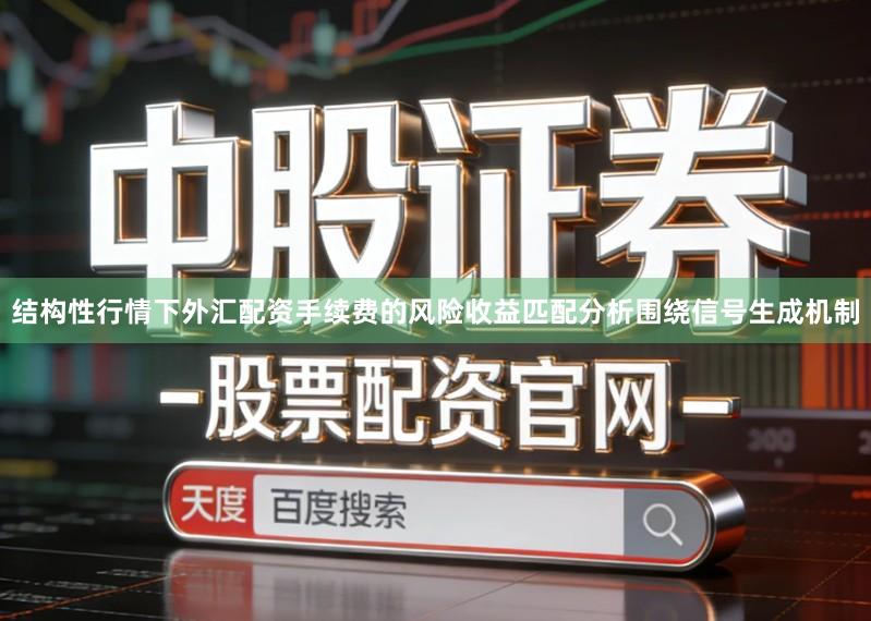 结构性行情下外汇配资手续费的风险收益匹配分析围绕信号生成机制