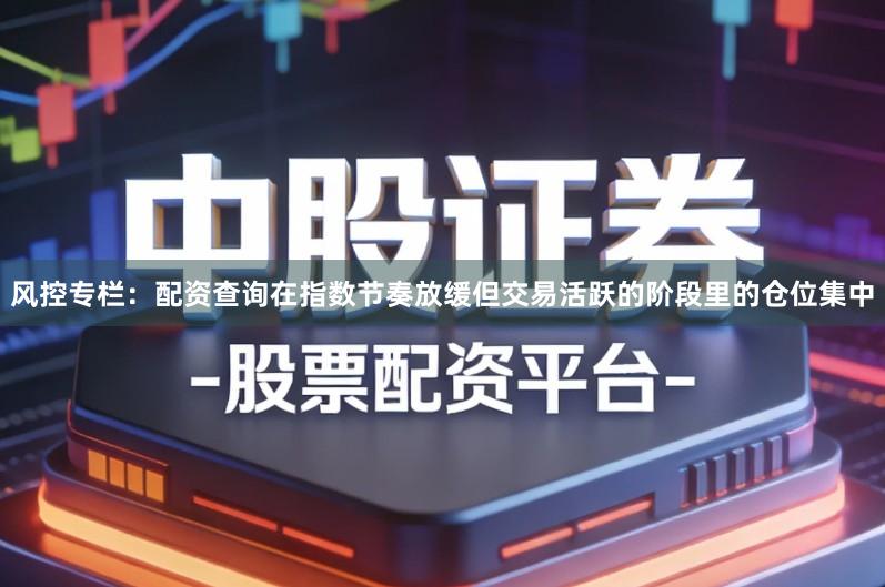 风控专栏：配资查询在指数节奏放缓但交易活跃的阶段里的仓位集中